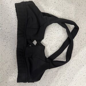 FIVE DANCEWEAR Kids Black Cross-Back Juliet bra